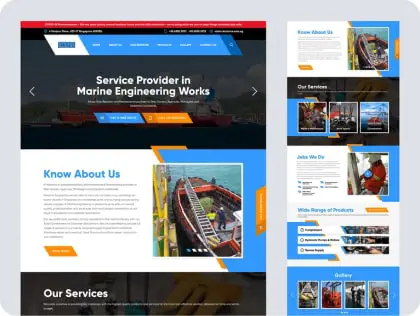 Web Design portfolio from Awebstar
