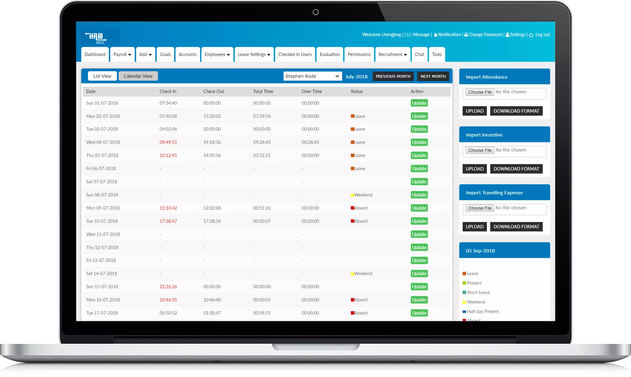 Attendance Tracking