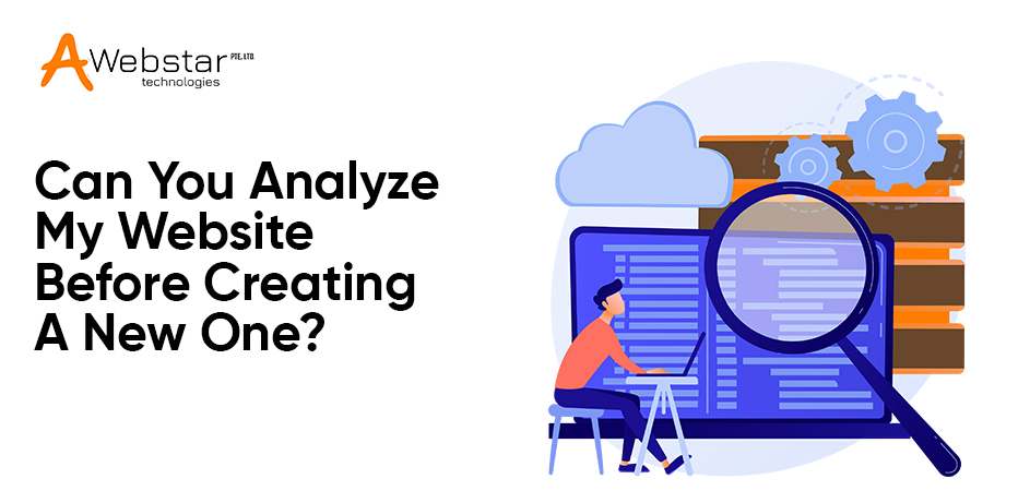 analyze website before creating