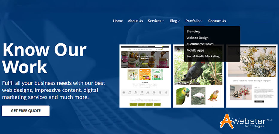WordPress Navigation Menu