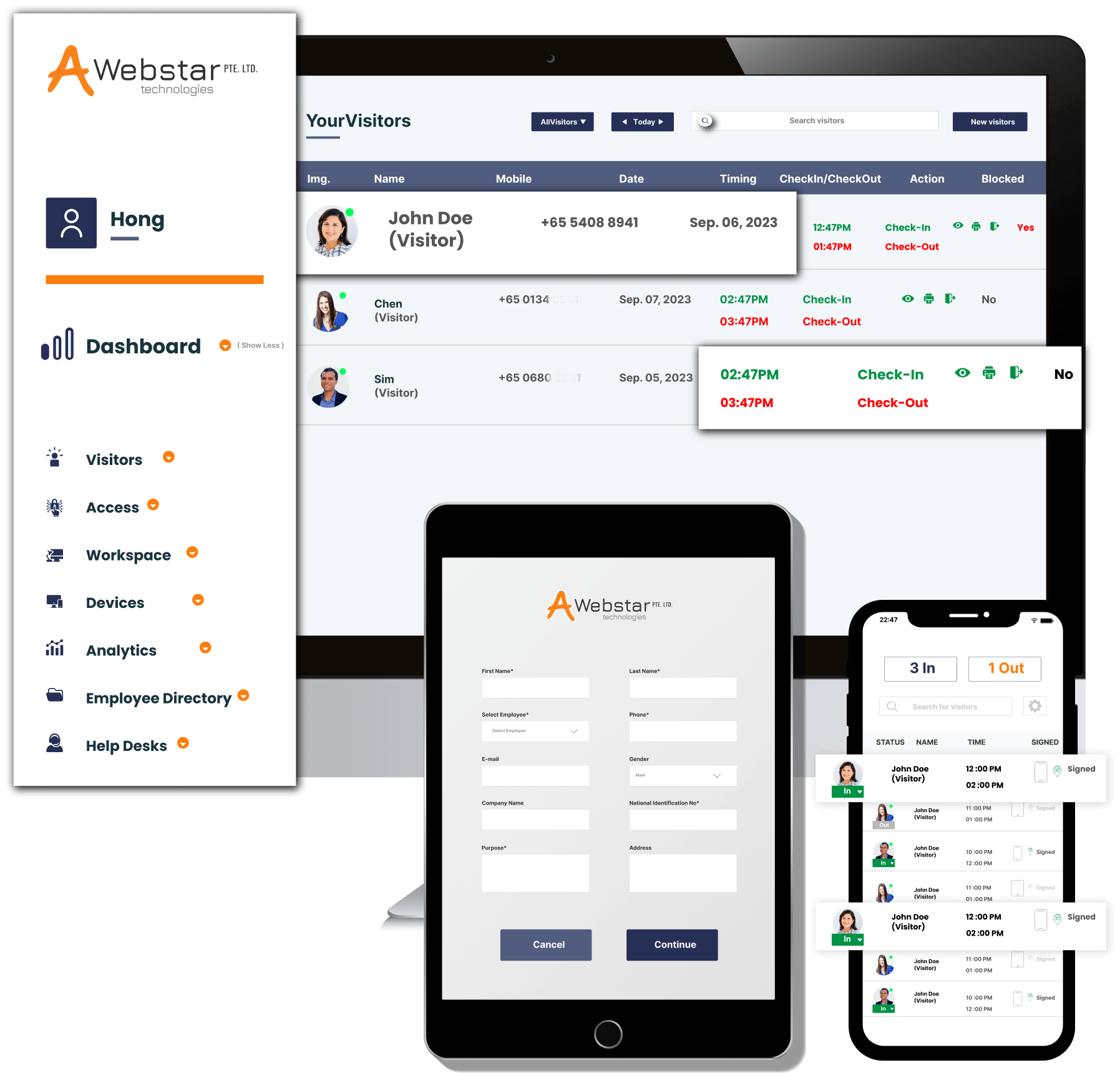 singapore’s no1 visitor management system